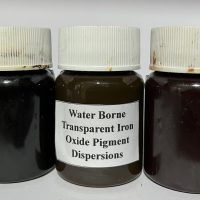 Water Borne transparent iron oxide pigment dispersions